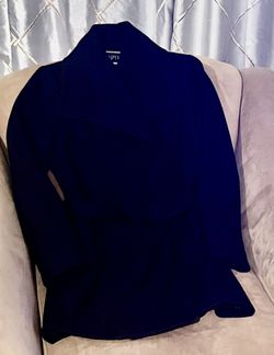 Black 3/4 Wool Jacket 