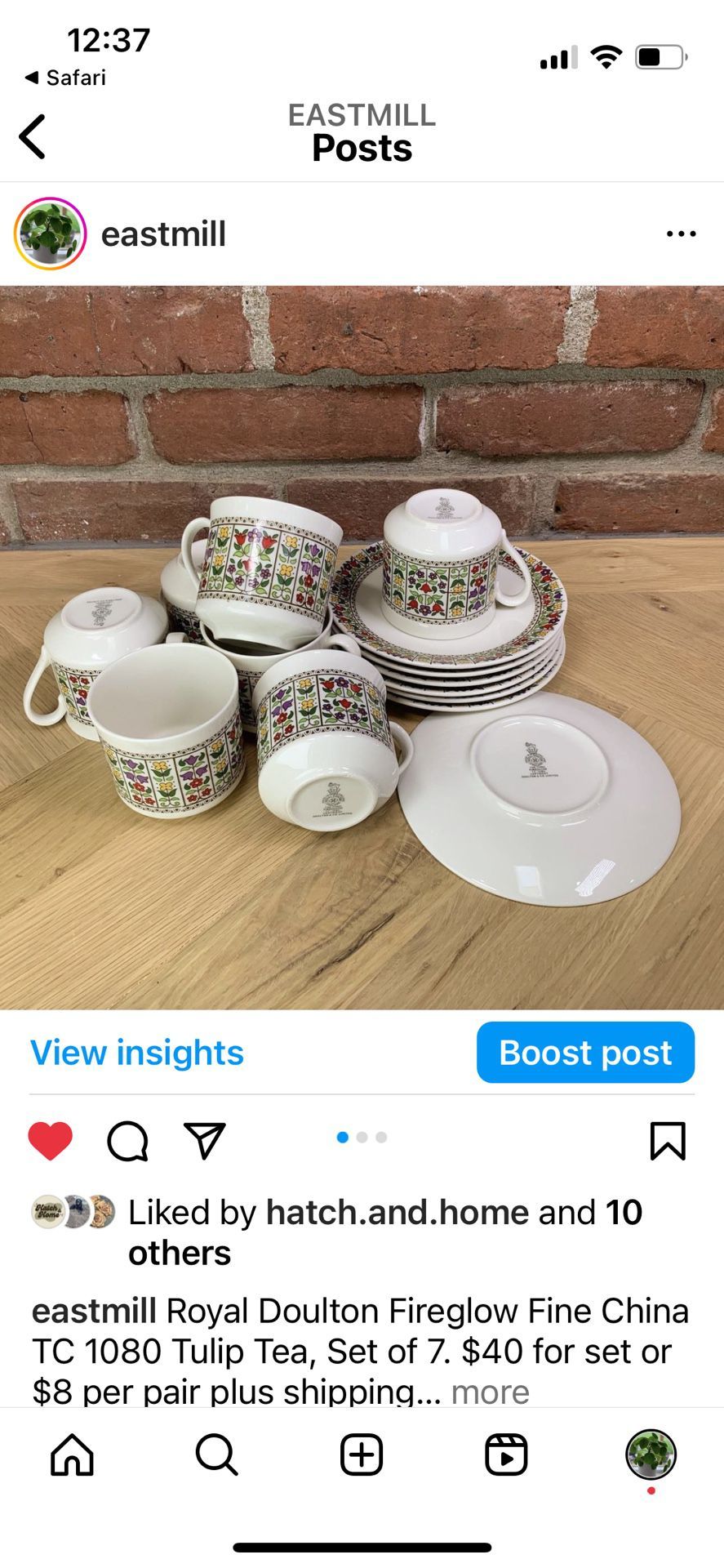 Royal Doulton Tulip
