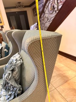 Modern Wingback Accent Chairs (Pair)
