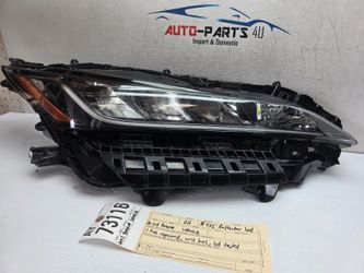 2020 - 2022 - 2024 TOYOTA VENZA RIGHT PASSENGER REFLECTOR LED HEADLIGHT OEM AY73116