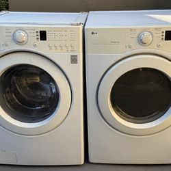 LG Washer Washing Machine + Gas Clothes Dryer