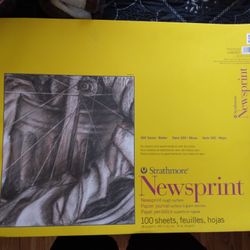 18 x 24 inch Newsprint Pad with 100 Sheets