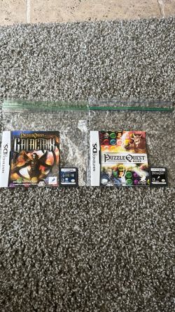 🧩Puzz quest🧩 Nintendo ds game lot all tested and working also game and manual scratch free game