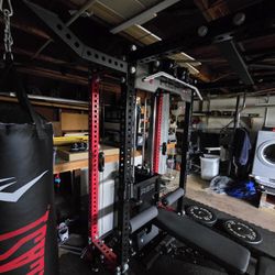 Rep Fitness Rack With Ares Cable Setup