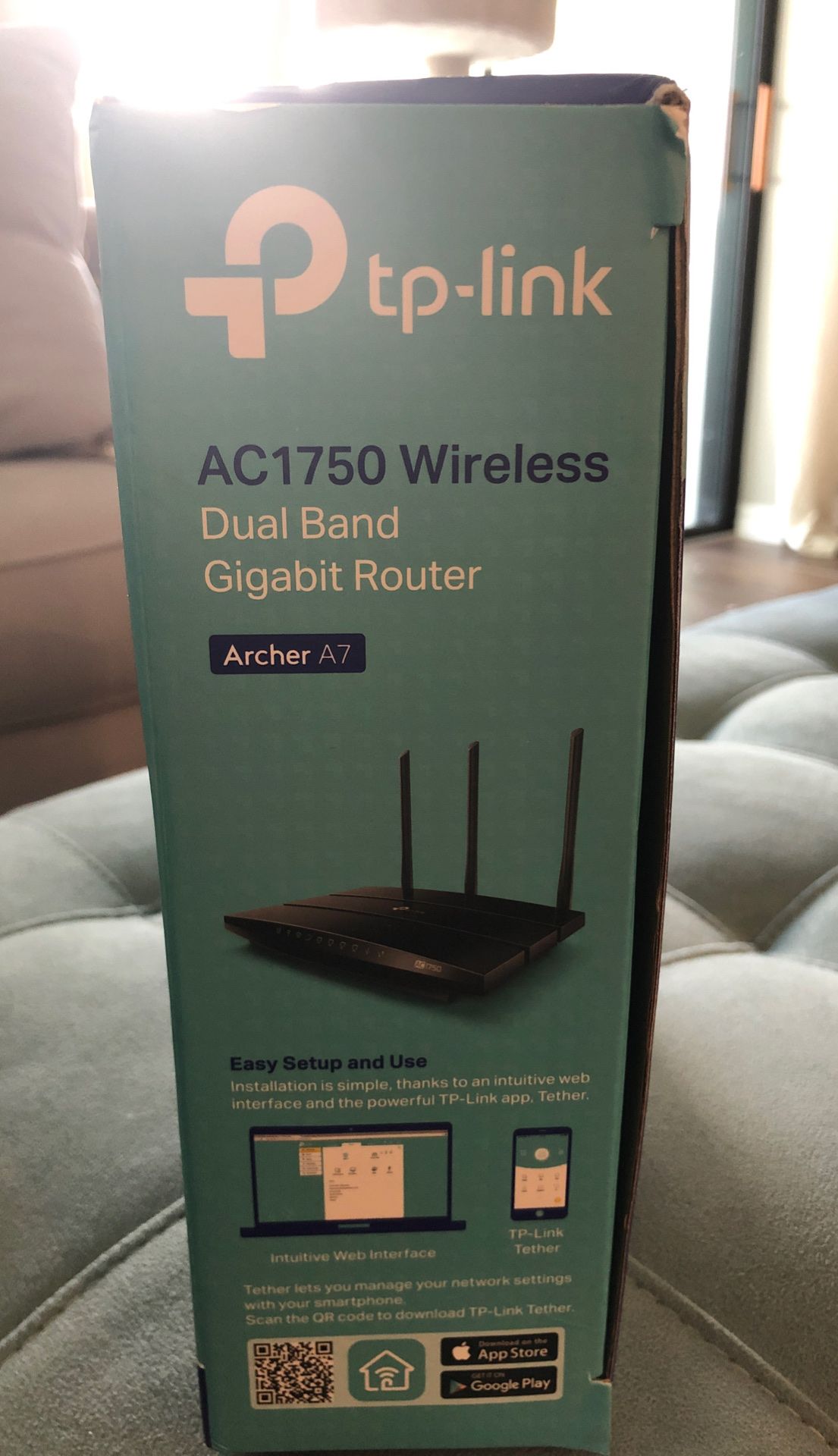 TP Link WiFi router with Alexa