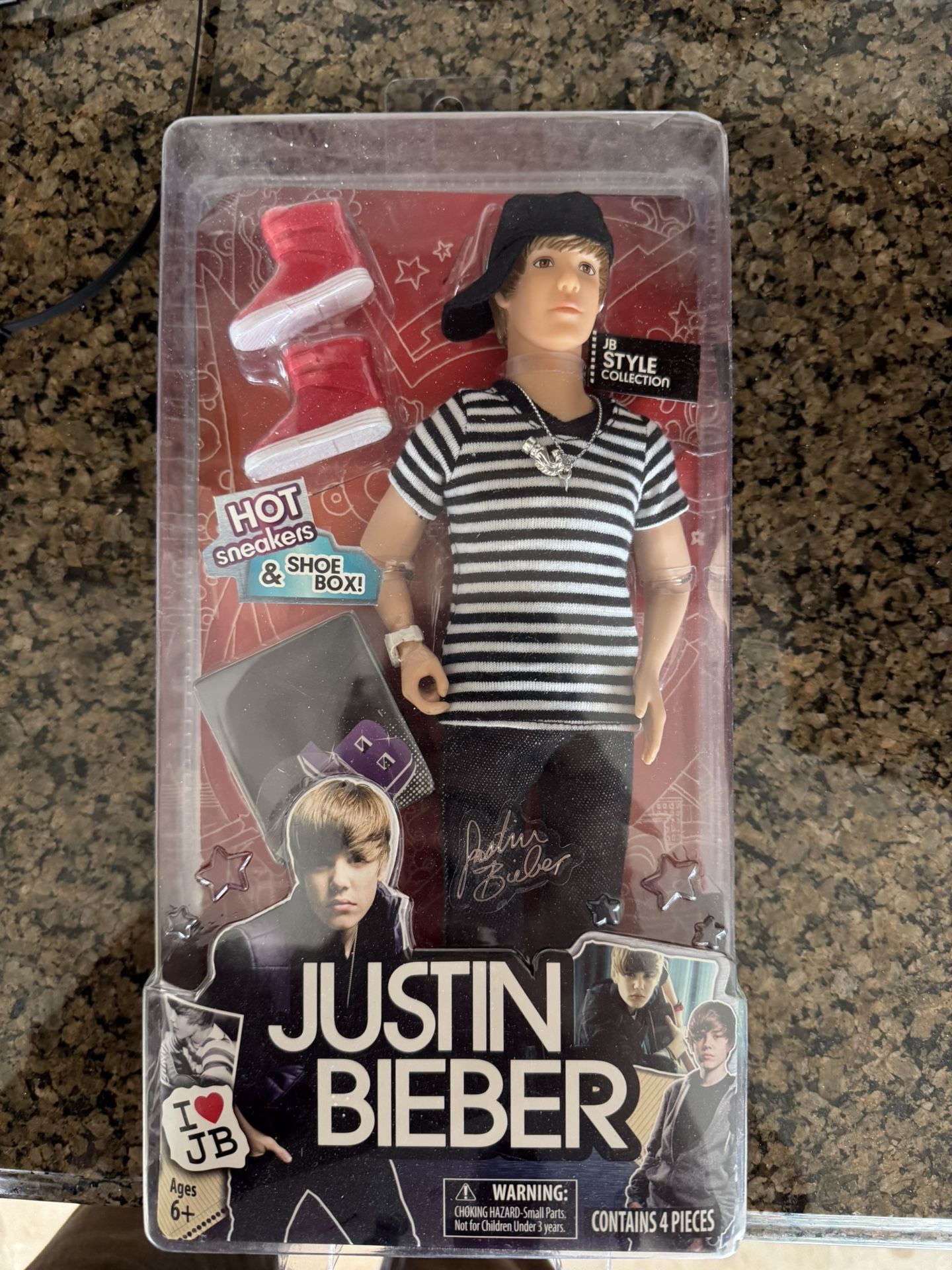 Justin Bieber Figurine Doll Hot Sneakers