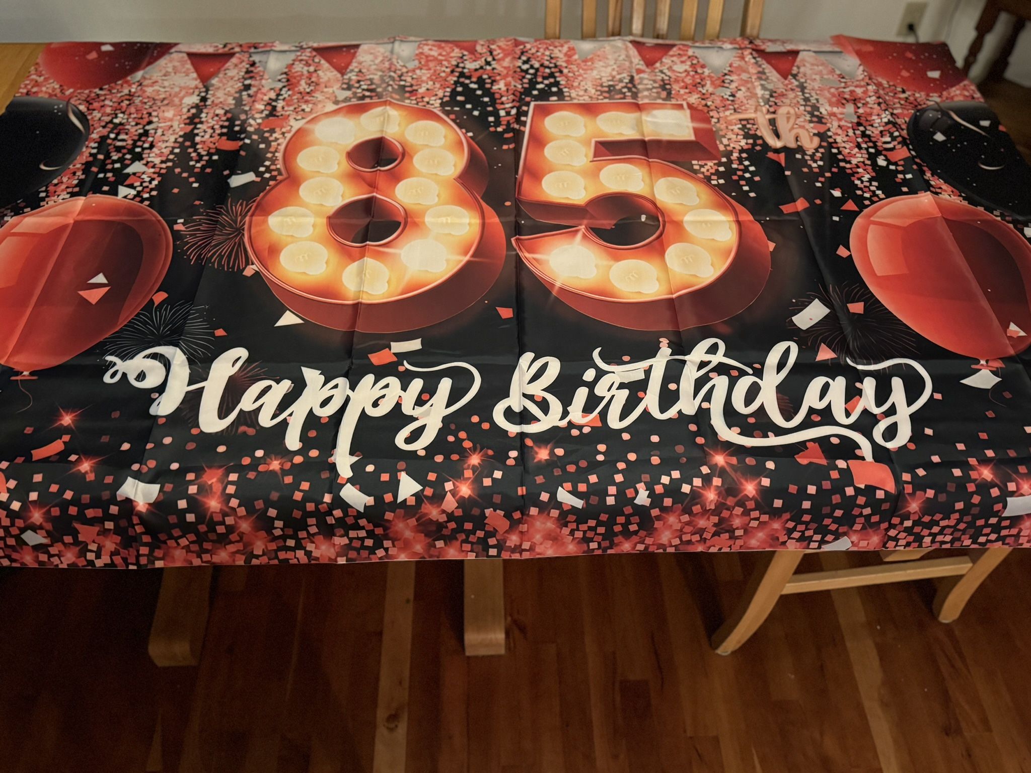 Happy 85th Birthday Banner