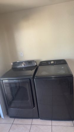 Samsung washer & electric dryer lavadora y secadora eléctrica