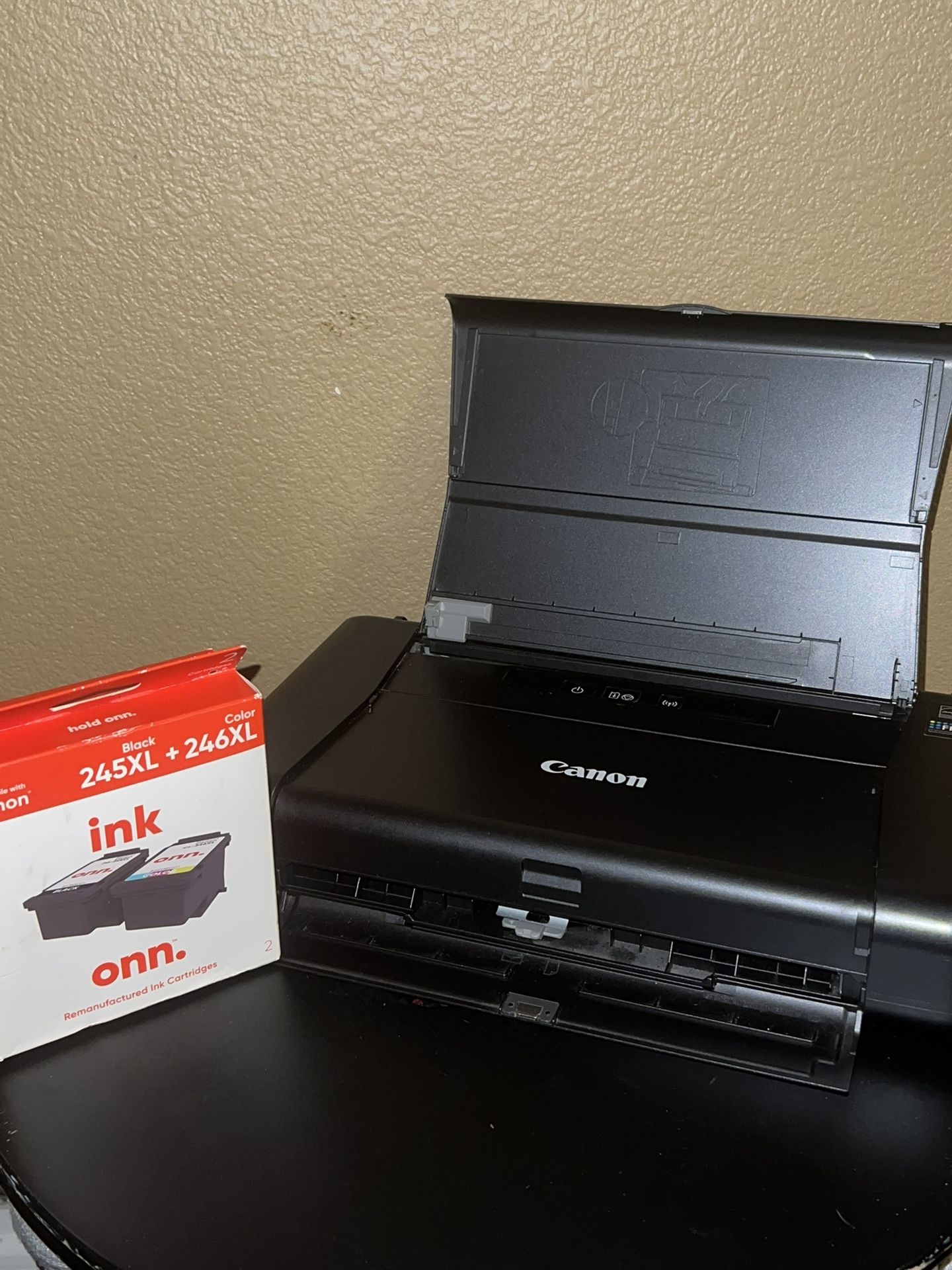 Canon PIXMA iP iP110 Inkjet Printer w/ new Black And Colored Ink