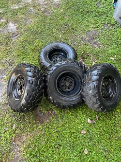 Honda rancher rims and tires