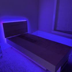 Solid Maple Wood Bed Twin Size $300