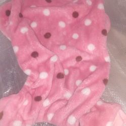 Fleece Dog Pajamas Size Medium