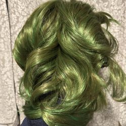 Green Brown Wig Halloween Cosplay - New