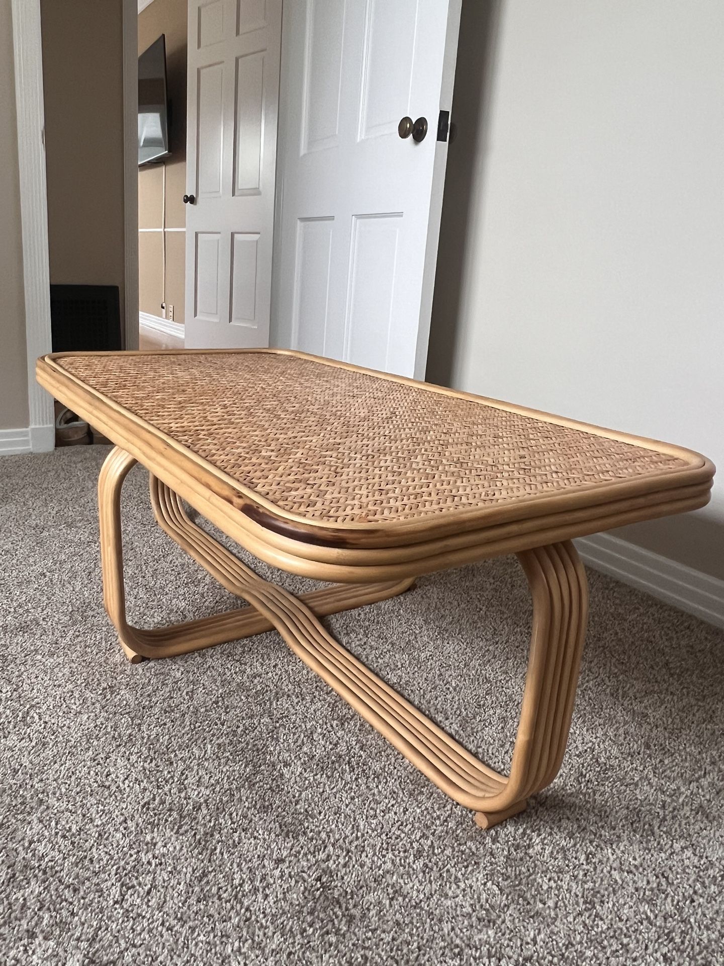 Rattan coffee table (Urban outfitters)