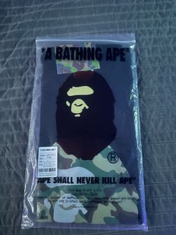GREEN CAMO BAPE TSHIRT