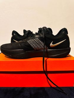 Nike GT Low-Top Basketball Sneakers Black Gold