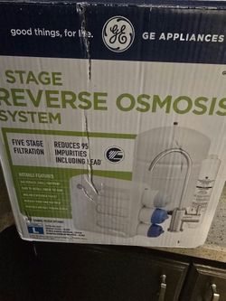 GE Appliances 5-Stage Reverse Osmosis System