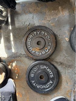 2 Ten Pound Weights