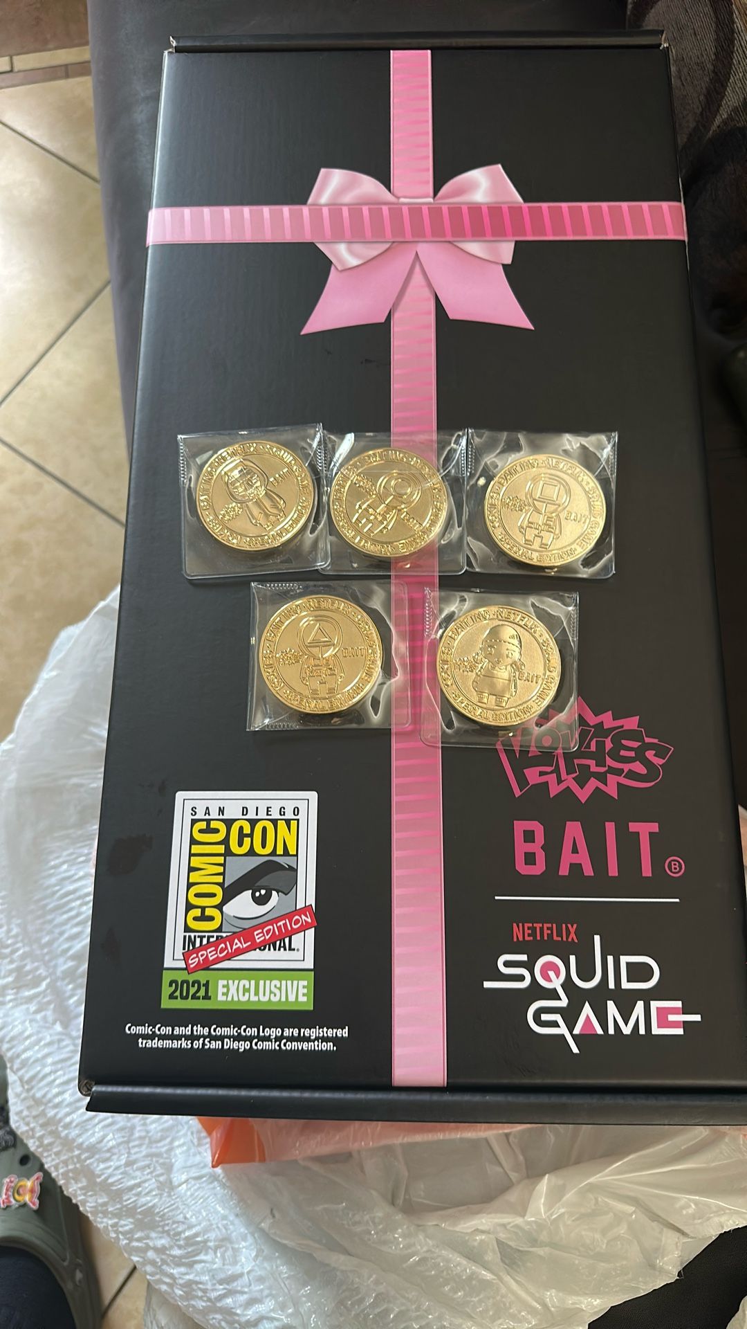 Squid Game Collection First Season, Coins Including