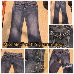 Miss Me Jeans Size 28, 30, 31