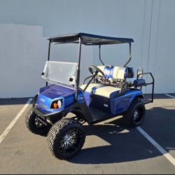 2015 E-Z-GO S4 4-Passenger Lifted 48-Volt Golf Cart