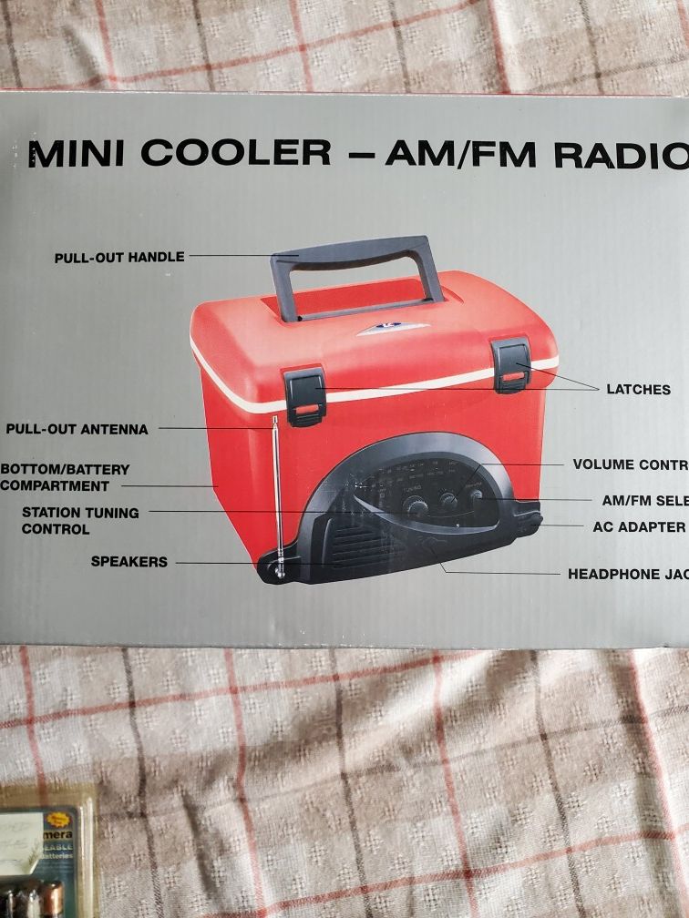 Mini cooler am FM radio