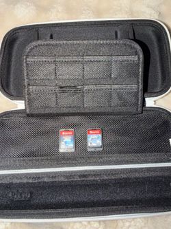 Nintendo switch case with two Pokémon games