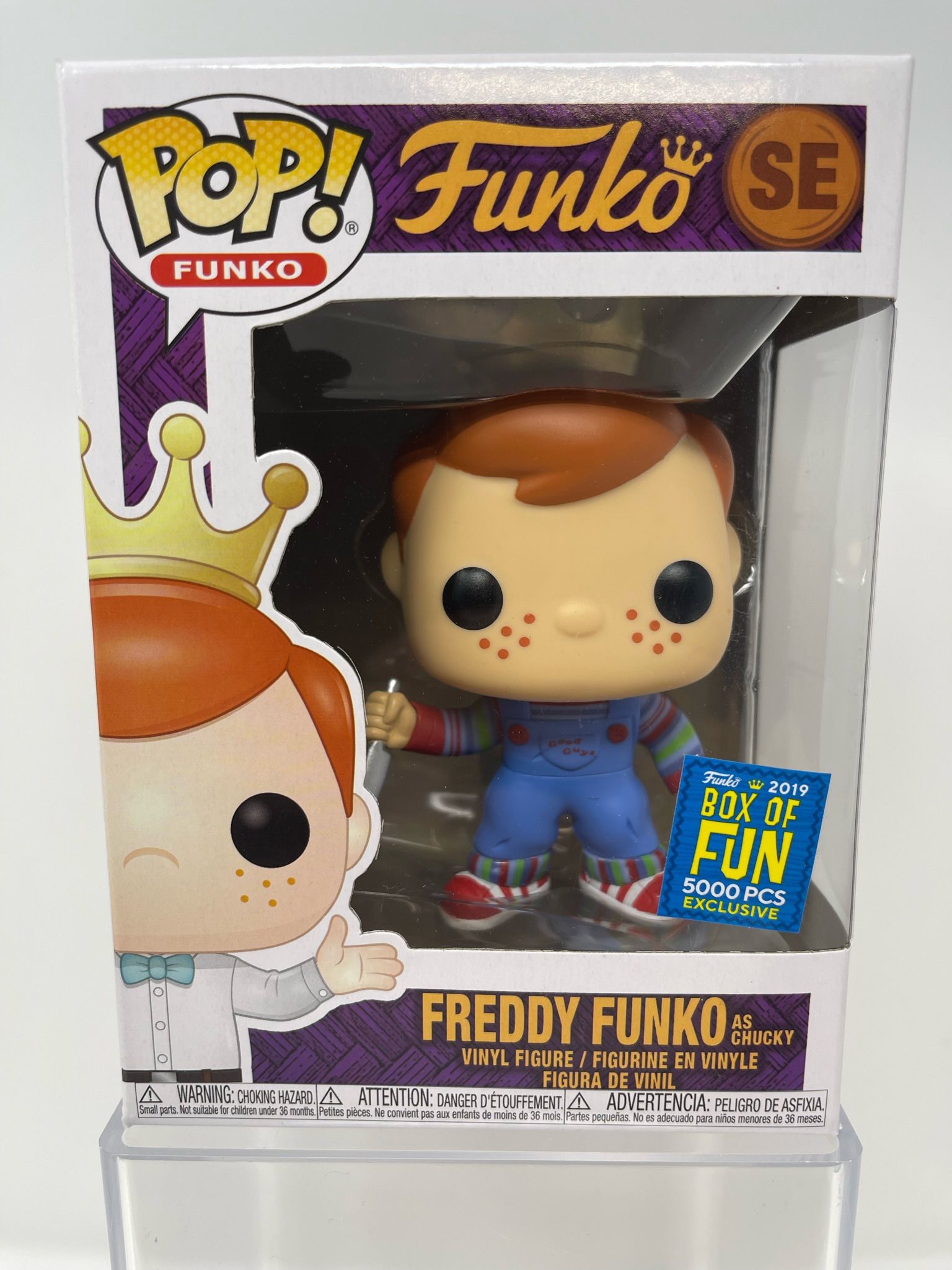 Freddy Funko / Horror Funko Pop - Freddy Funko As Chucky #SE (2019 Box of Fun Exclusive - 5000 Pieces)