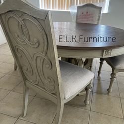 NEW 5PC ROUND TABLE SET