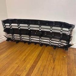 New Grille Electroplated Frame Black Mesh with Chrome Replacement for CHEVROLET CHEVY Silverado 1500