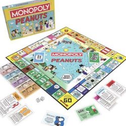 Peanuts Monopoly New