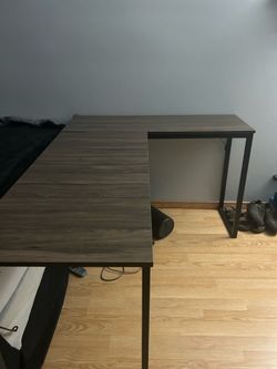 L shaped desk
