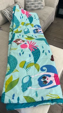 MERMAIND TWIN BED COVER