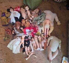 Vintage Doll Lot - Perfect for Creepy Halloween Dolls