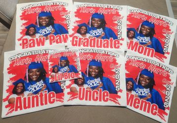 Graduation Shirts, Party Favors, Fans, Water Bottles and More