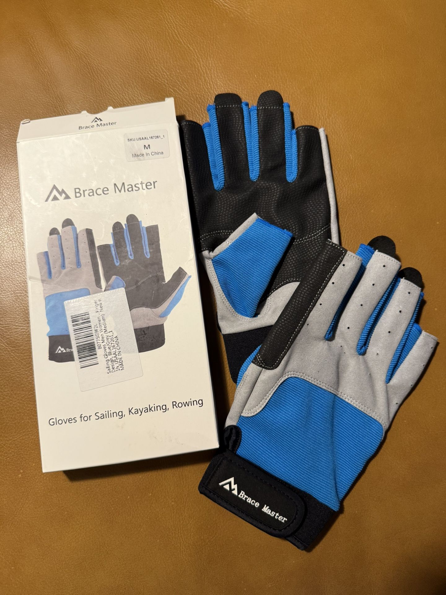 Sailing / Kayaking / Rowing Gloves – Size M (New in Box)