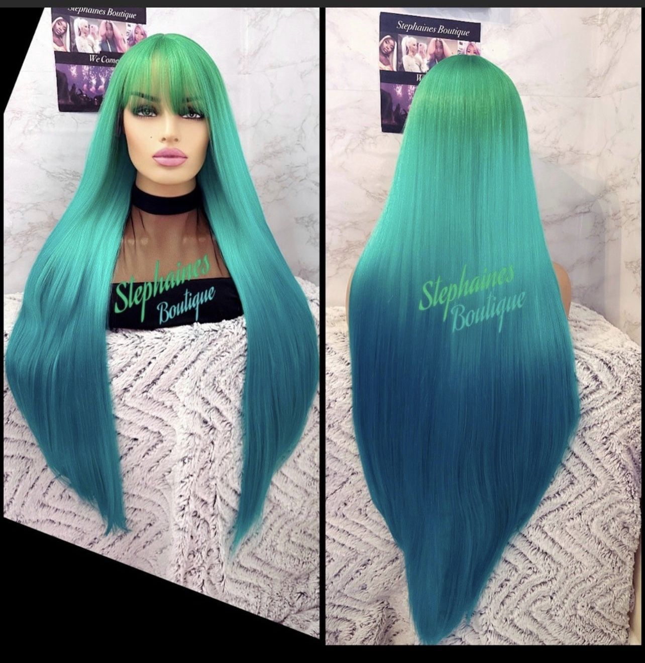 Human Hair Blended Lace Front Wig
