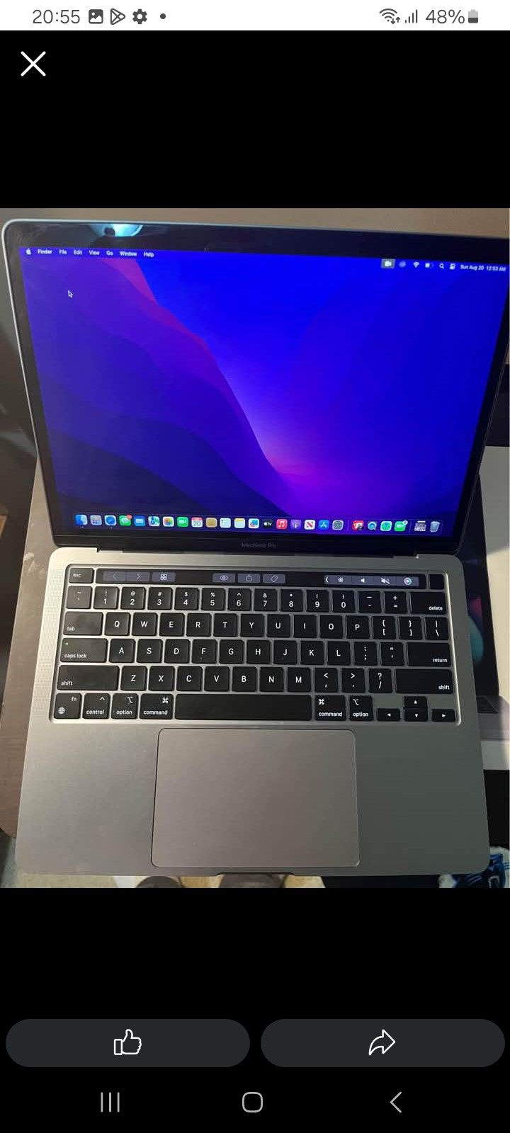 Macbook Pro M1. 2020