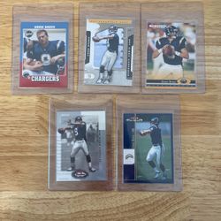 Drew Brees Football Card Lot 5 Cards