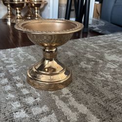 Gold Flower Vases 