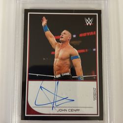 2016 Topps WWE John Cena Autograph 66/80