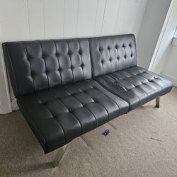 Like NEW Leather Sofa Bed