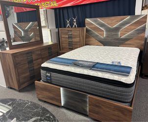 New Bedroom Set Special!! Limited Time! 5pc Bedroom Set W/ Free Nightstand