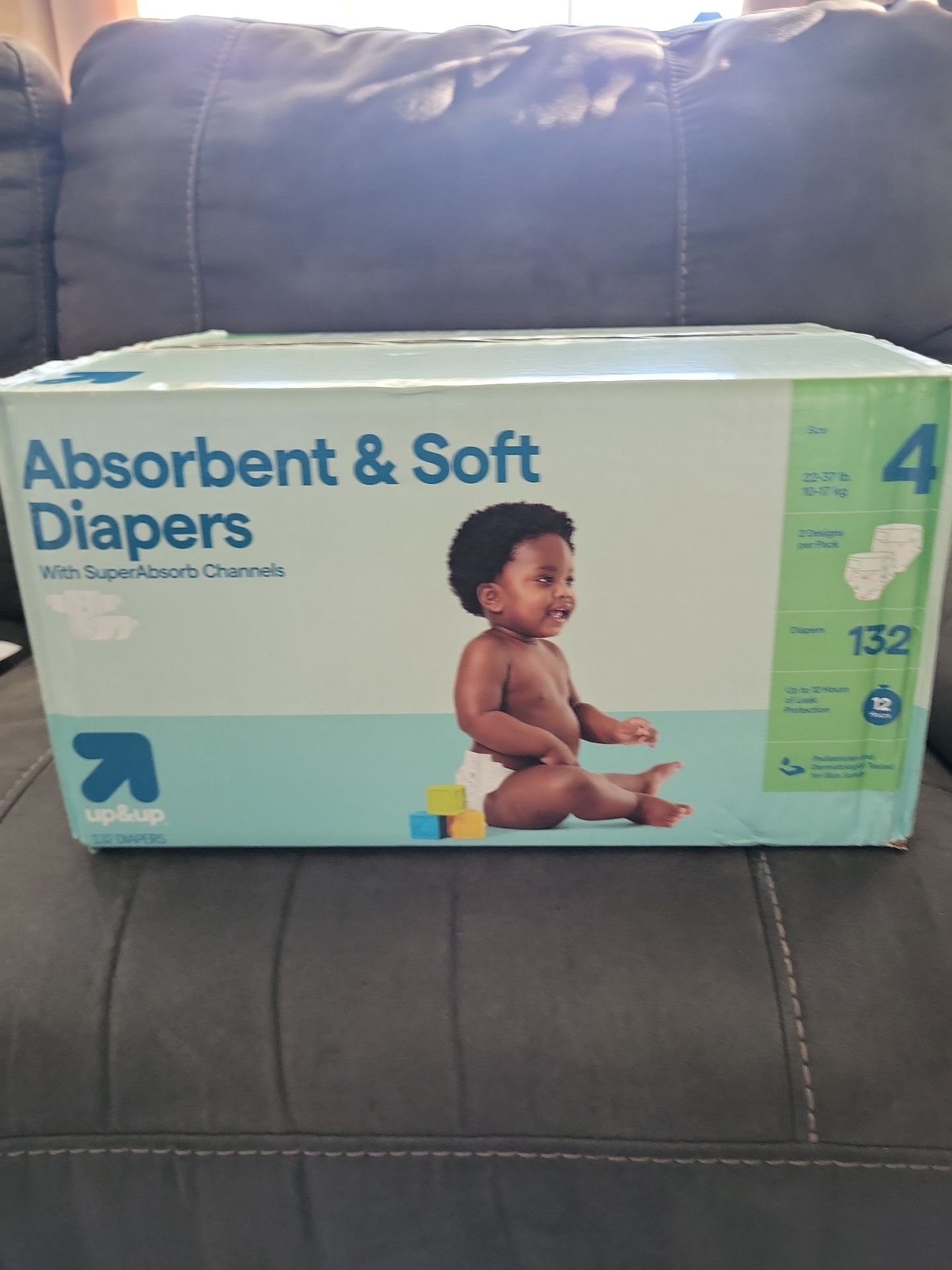 Absorbent & Soft Diapers Size 4...132 Count