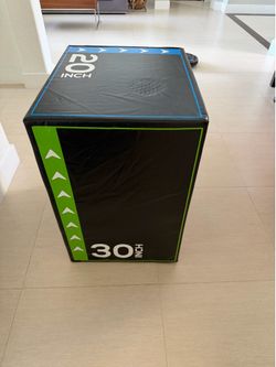 3-in-1 Foam Plyometric Box 20" 24" 30” workout/ volleyball Jump Block