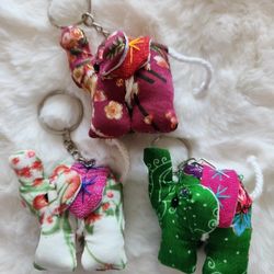 Pretty Elephant Keychains 