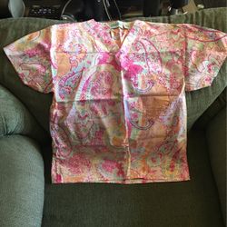 Scrub Top Pink Design