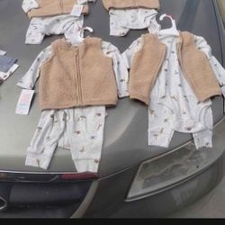 Carter's Outfit With Vest $9