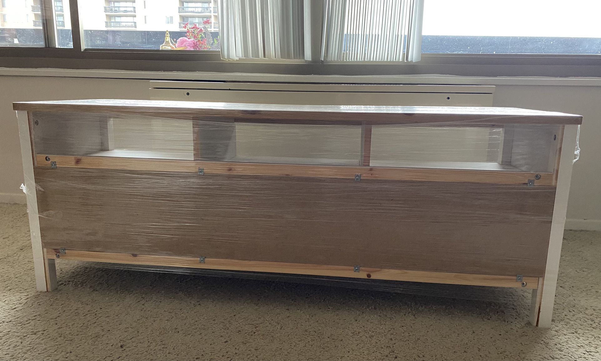 HEMNES IKEA TV Stand white /light brown