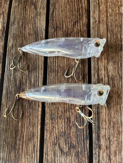 2 Clear Poppers